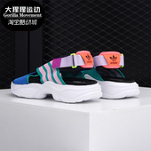 Adidas EF5864 女子透气运动休闲凉鞋 阿迪达斯正品 三叶草新款