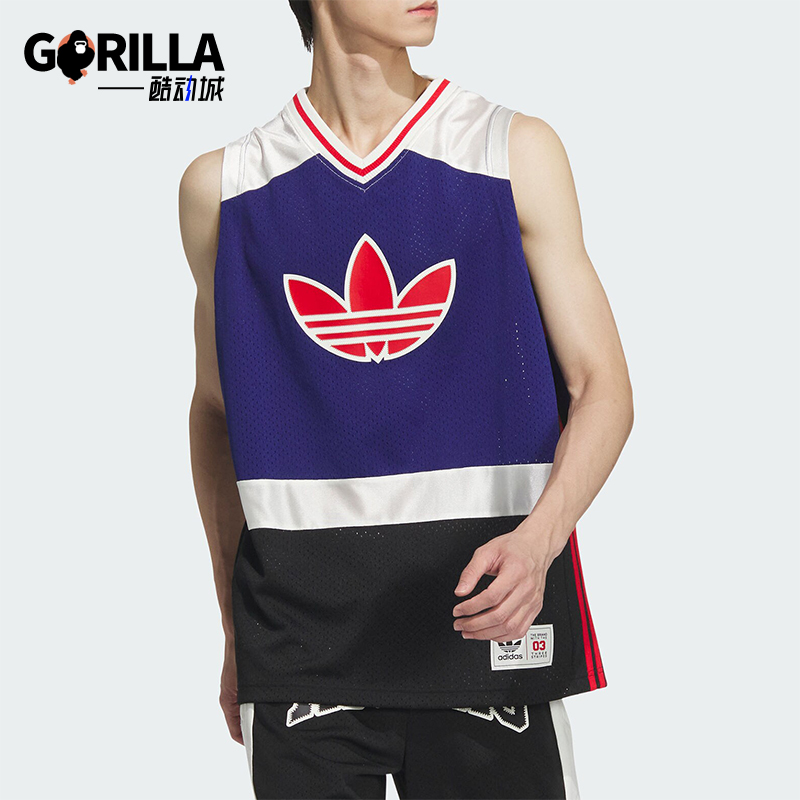 阿迪达斯男女运动休闲背心