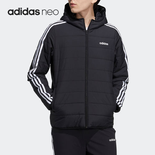 男子冬季保暖连帽运动棉服