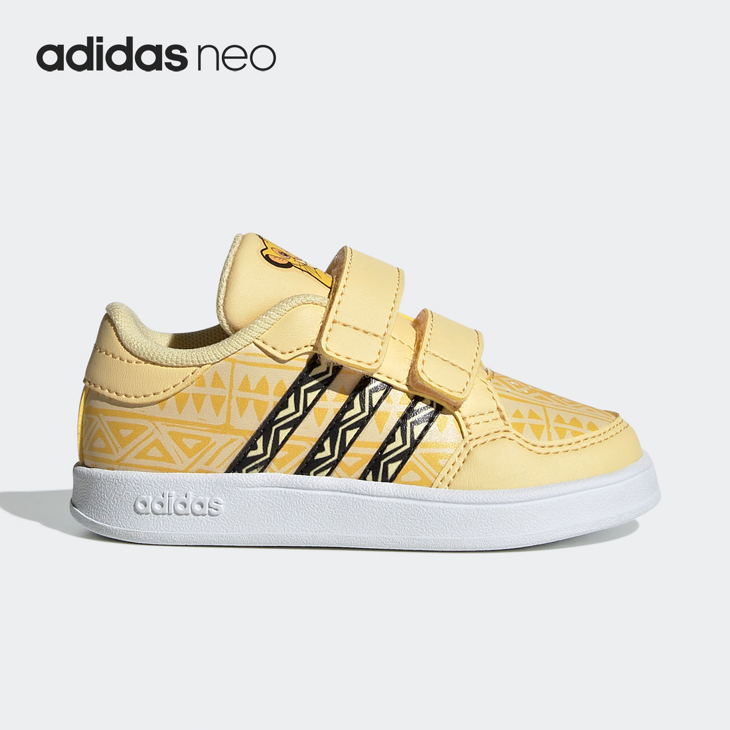 阿迪达斯小童魔术贴板鞋