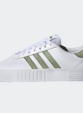 Adidas/阿迪达斯正品COURT女子低帮运动休闲松糕底系带板鞋FY9995