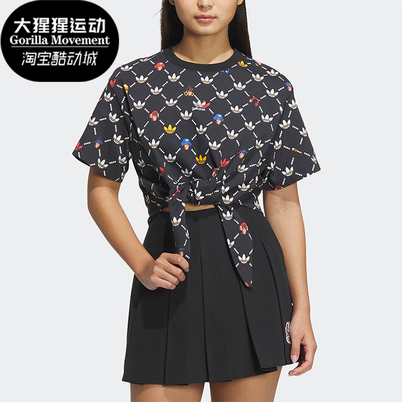 阿迪达斯正品女子短袖T恤