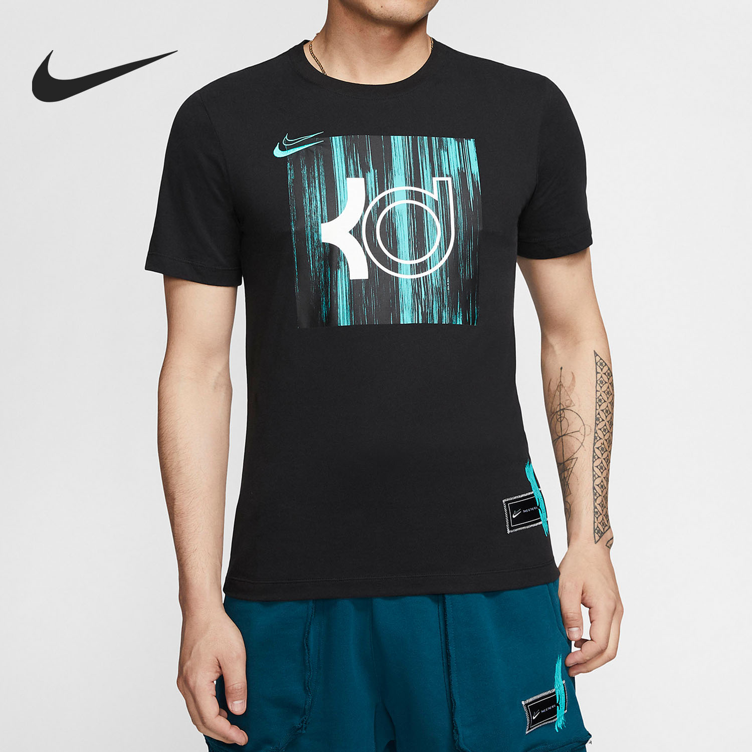 Nike/耐克正品NIKE DRI-FIT KD LOGO 男子篮球速干短袖T恤 CD1279