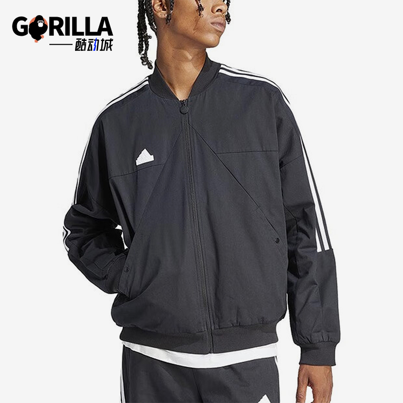 阿迪达斯男士梭织夹克外套