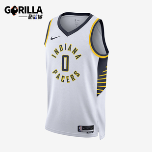Nike/耐克正品印第安纳步行者队男士轻盈透气篮球球衣DN2079-103