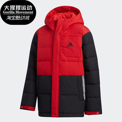 阿迪达斯正品大童保暖羽绒服