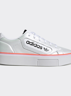 Adidas/阿迪达斯正品三叶草SLEEK SUPER低帮女子经典运动鞋EF4956