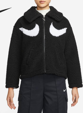 Nike/耐克正品新款女子SWSH SHRPA羊羔绒外套DD5621-010