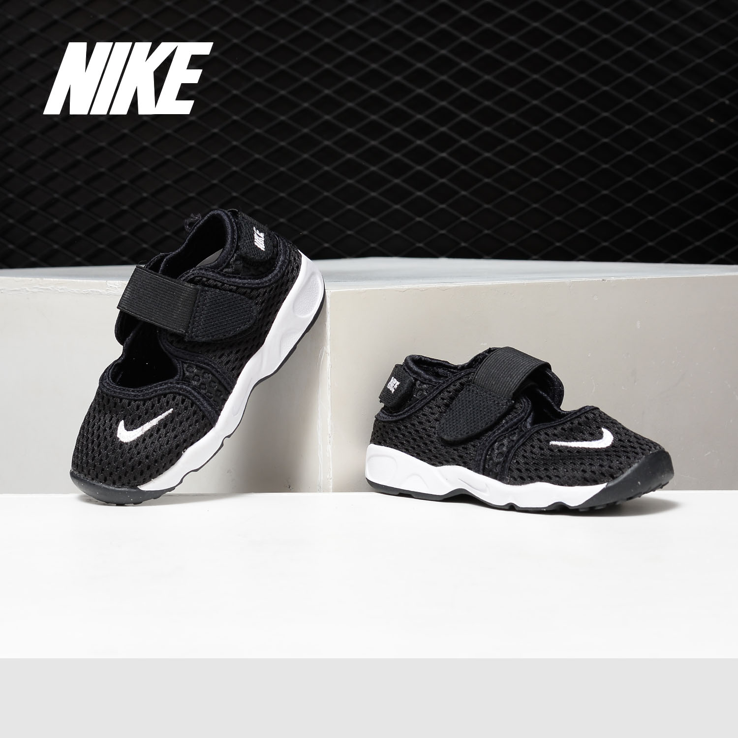 Nike/耐克正品新款 Little Rift 儿童魔术贴休闲运动童鞋317415 童鞋/婴儿鞋/亲子鞋 运动鞋 原图主图