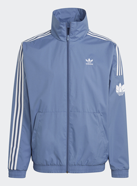 Adidas/阿迪达斯正品三叶草梭织男子休闲运动拉链夹克外套GN3536