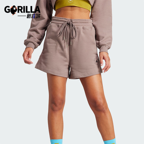 阿迪达斯女士针织运动短裤