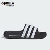 阿迪达斯正品 三叶草男女同款 厚底经典 Adidas 运动拖鞋 IF3670