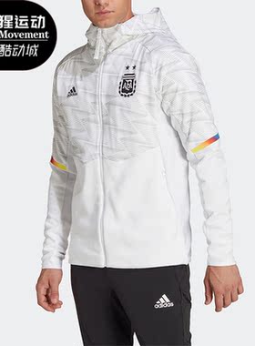 Adidas/阿迪达斯正品春季新款男子休闲运动连帽外套IC4444