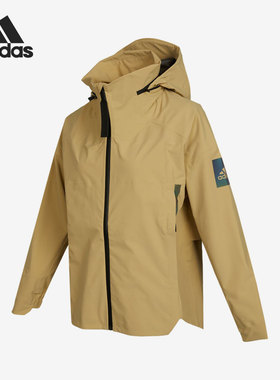 Adidas/阿迪达斯正品女子反光户外运动连帽夹克外套 GT6563