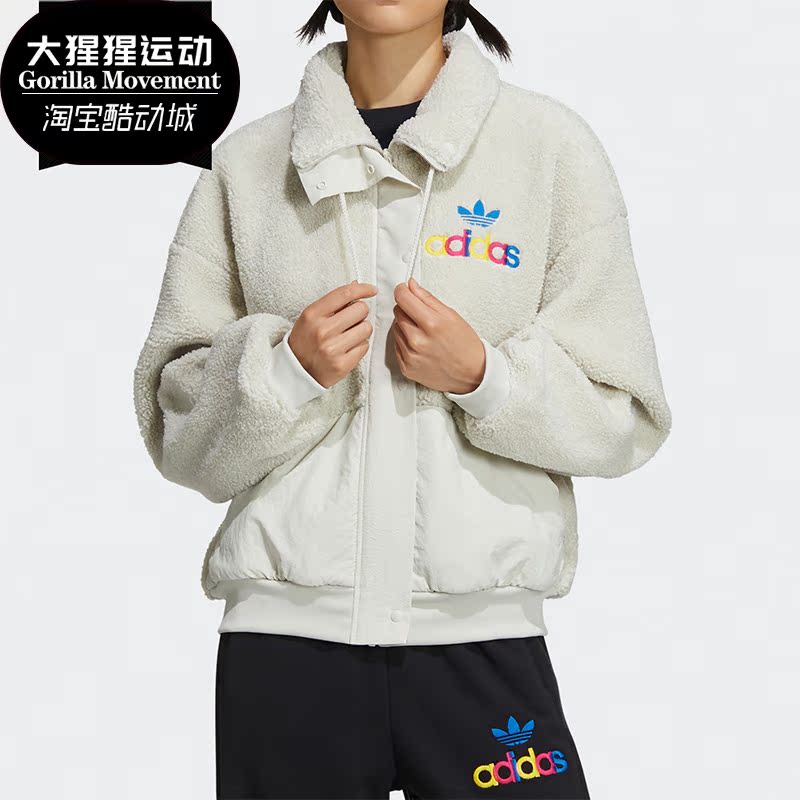 阿迪达斯女保暖运动外套