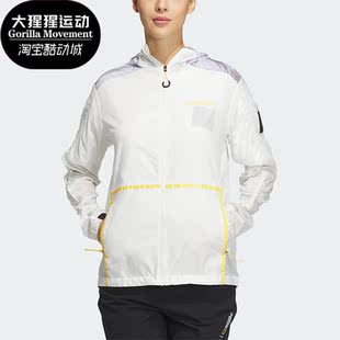 NATGEO Adidas 阿迪达斯正品 运动夹克HY4692 女子防晒UPF50