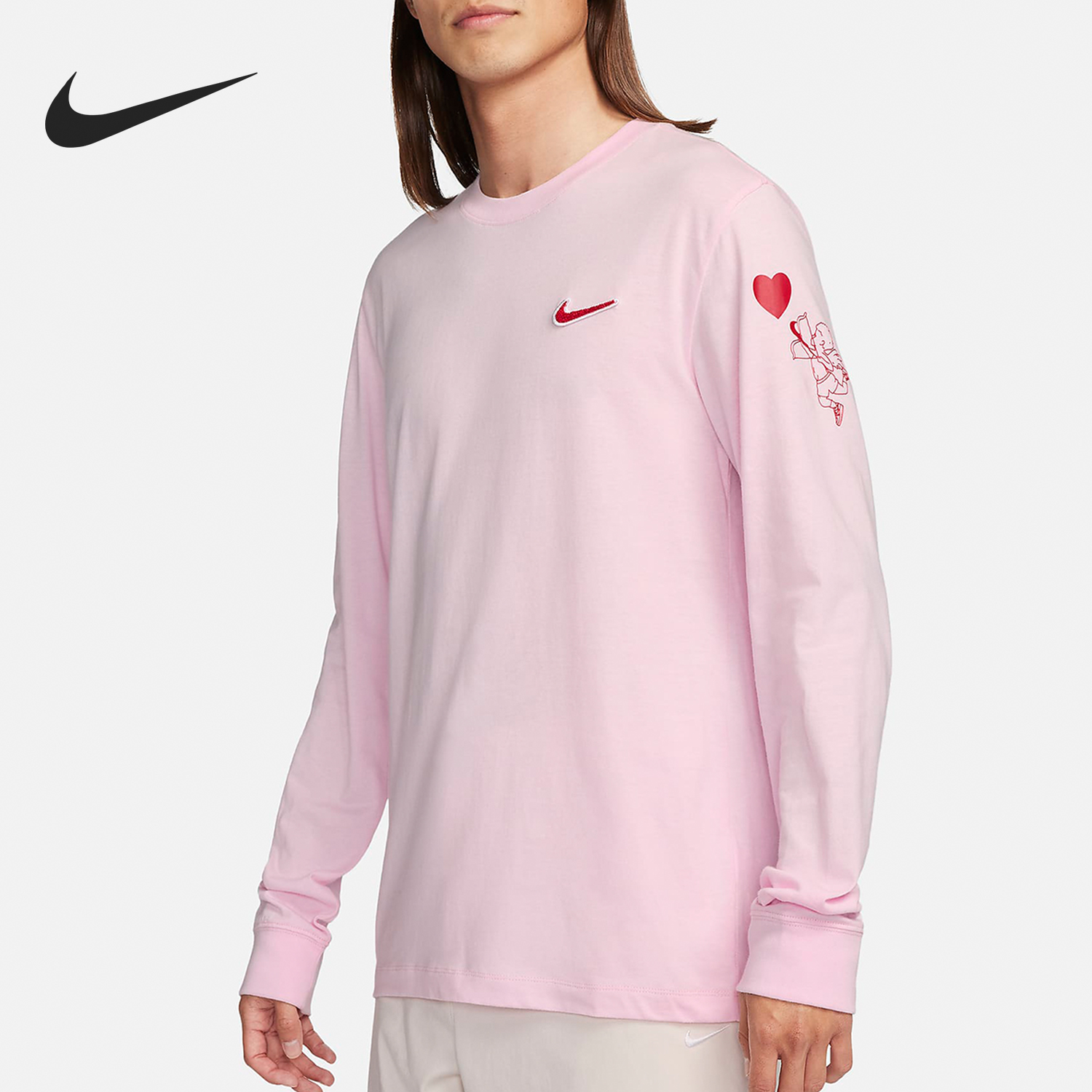 Nike/耐克正品Sportswear男子时尚简约休闲长袖圆领T恤FV3994