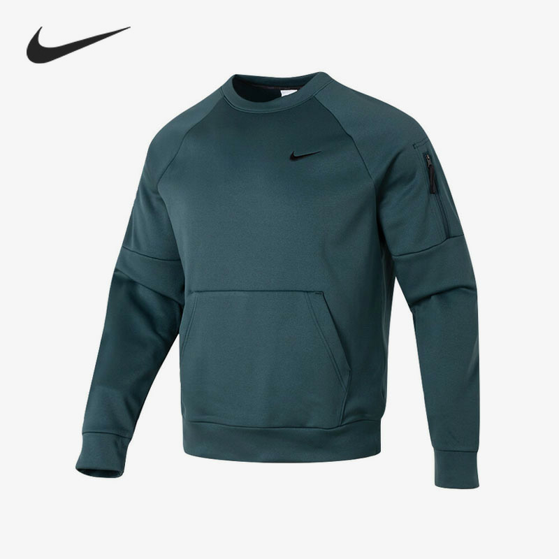 Nike/耐克正品秋季新款男子简约休闲保暖圆领套头卫衣FB8506