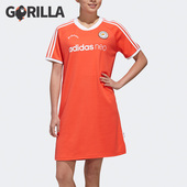 连衣裙GL7228 女子NEO蛋黄哥联名短袖 Adidas 阿迪达斯正品