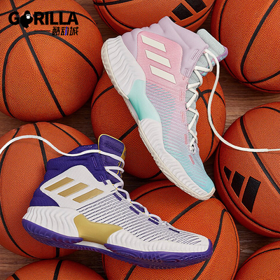 Adidas/阿迪达斯正品PRO BOUNCE 2018男女运动篮球鞋IG4496