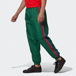 Adidas/阿迪达斯秋季新款三叶草男子梭织休闲运动裤子GE0843