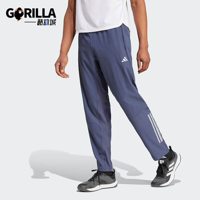 阿迪达斯男士运动健身长裤