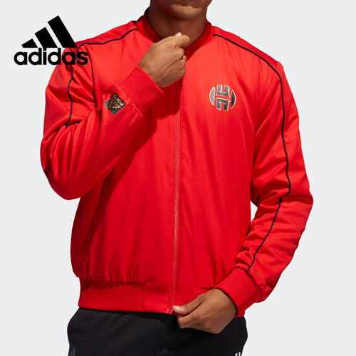 阿迪达斯男子拉链夹克外套