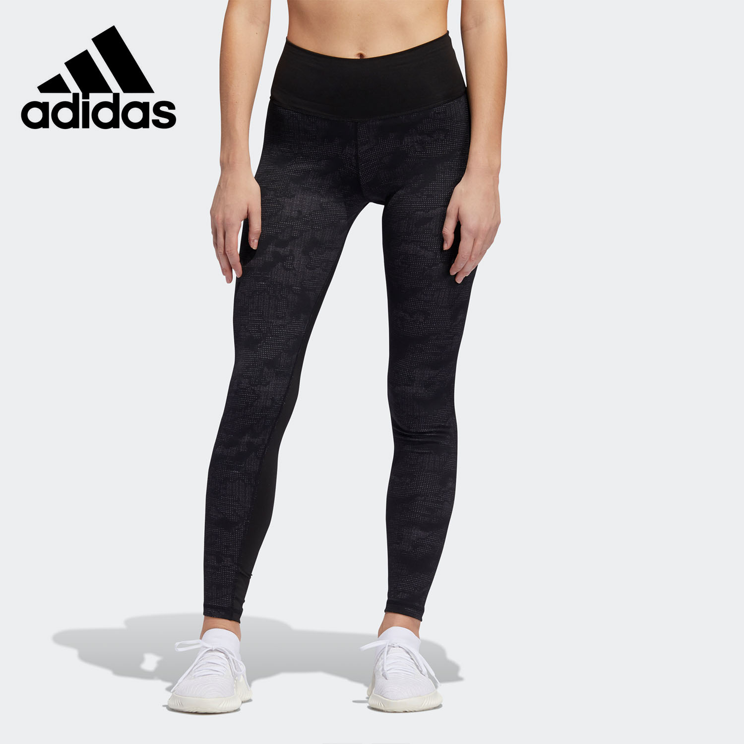 Adidas/阿迪达斯正品BT HR L CAMO T 女装训练运动紧身裤EA3366