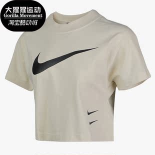 女子透气休闲运动圆领短款 新款 短袖 T恤 238 Nike CJ3765 耐克正品
