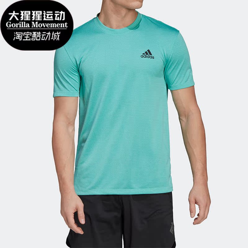 阿迪达斯正品男子运动短袖