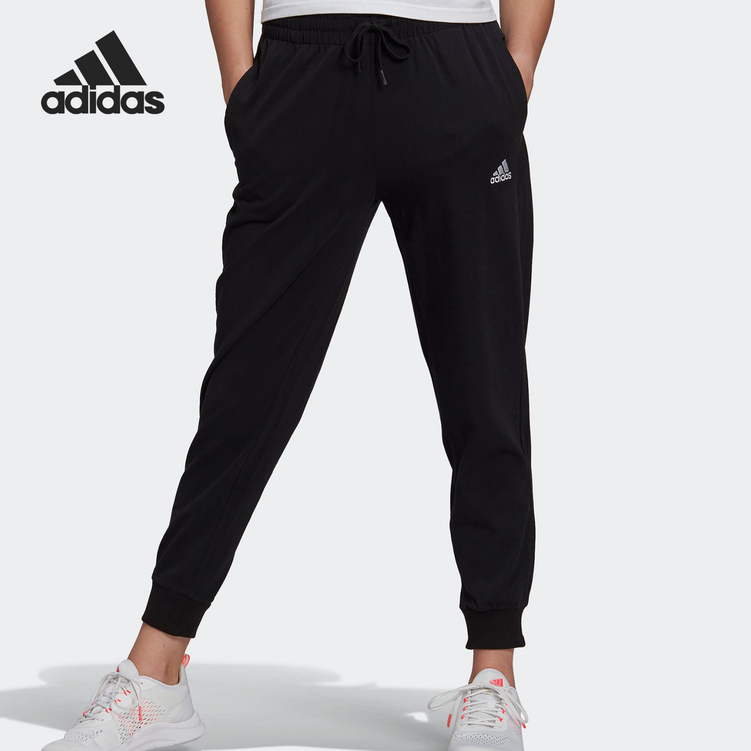 阿迪达斯女子运动九分裤