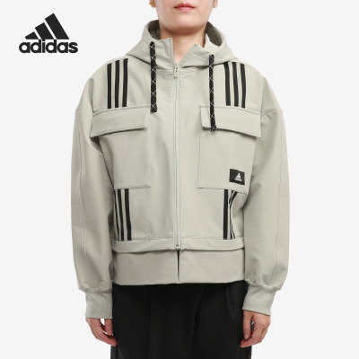 adidas阿迪达斯女工装夹克外套