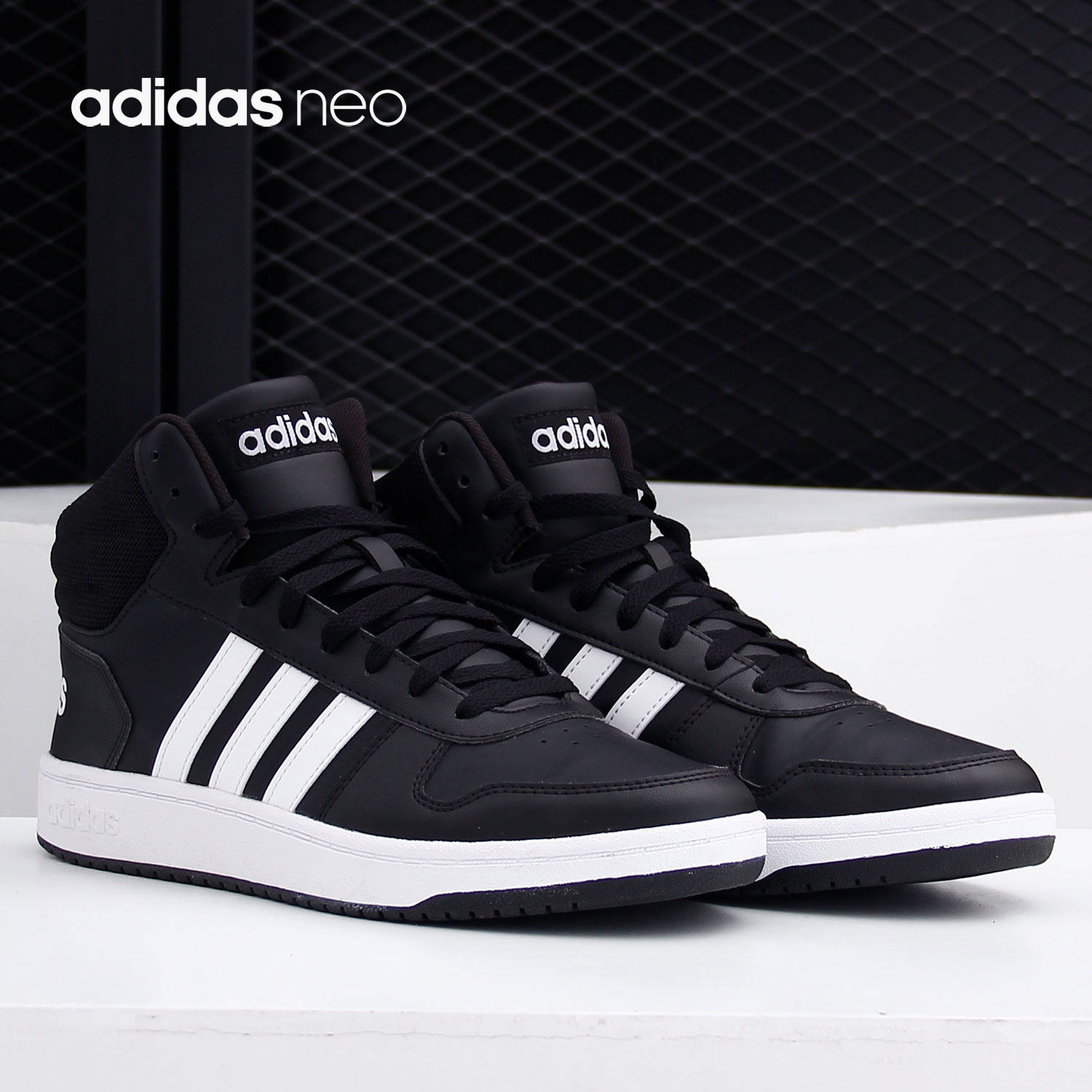 Adidas/阿迪达斯正品 NEO HOOPS 2.0 MID 男女运动休闲板鞋FY8618,运动鞋new,板鞋,淘宝优惠券,粉丝福利购,淘宝优惠卷