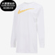 耐克正品 T恤连衣裙DM6318 春季 女子运动休闲长袖 100 新款 Nike