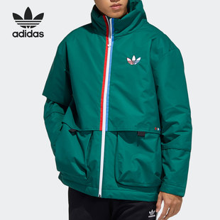 男子休闲运动棉服外套 Adidas 阿迪达斯正品 三叶草新款 H15935