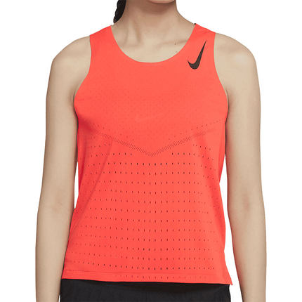 Nike/耐克正品 夏季新款红色女子无袖训练透气背心T恤CZ9386-635