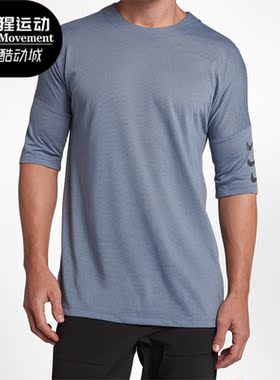 Nike/耐克正品夏季新款男子跑步运动训练透气短袖T恤 928542-445