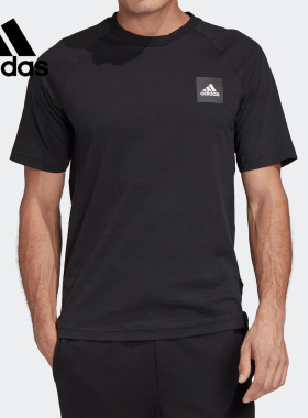 Adidas/阿迪达斯正品 春夏新款男子运动圆领短袖T恤 FL4003