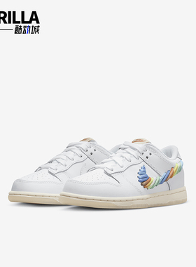 Nike/耐克正品 Dunk Low SE小童时尚休闲低帮板鞋FN4862-100
