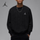 JORDAN男士 Nike 耐克正品 条纹加绒运动圆领休闲套头卫衣FN6355