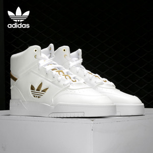 Adidas/阿迪达斯正品新款三叶草男女高帮休闲运动鞋 FW2040