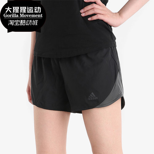 Adidas/阿迪达斯正品女裤 新款热裤宽松休闲健身运动裤DQ2595