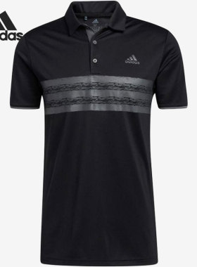 Adidas/阿迪达斯正品夏季男子翻领透气休闲运动POLO衫 GM0321