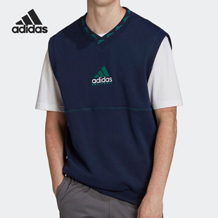 新款 Adidas 阿迪达斯正品 三叶草冬季 男女运动休闲背心马甲HG8092