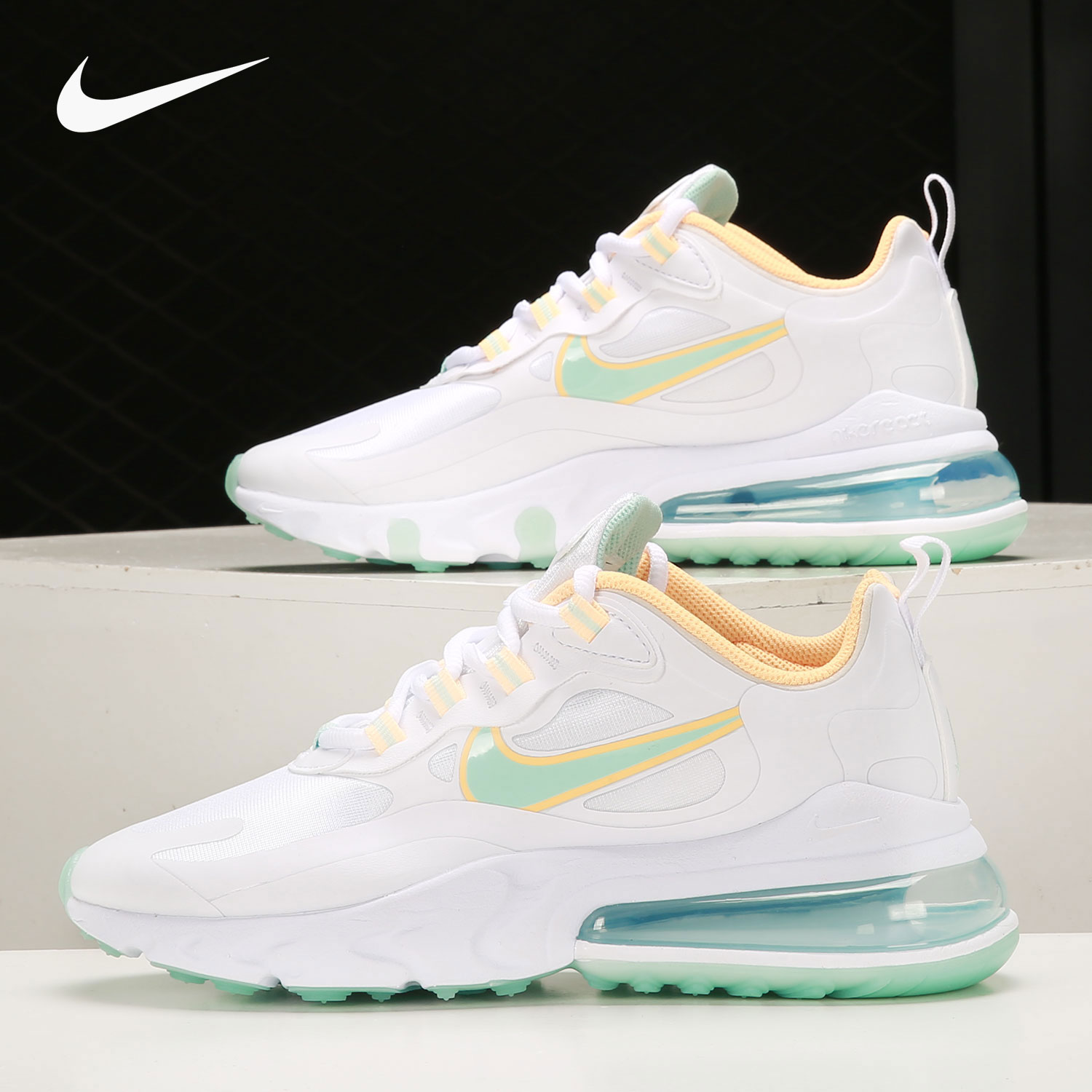 Nike/耐克正品男女AIR MAX 270低帮透气气垫运动鞋DJ3027-100-封面