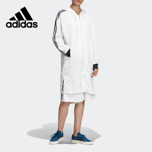 女子运动休闲夹克外套 Adidas 19夏季 三叶草 DU7255 阿迪达斯正品