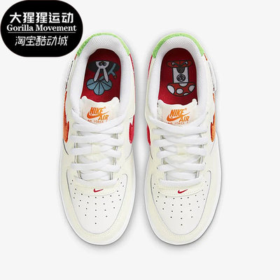 Nike/耐克正品新款Air Force 1 Low女子GS大童运动板鞋FD9912-181