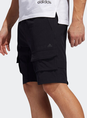 Adidas/阿迪达斯正品新款M SHORT ID RLX 多口袋男子短裤 FT2785