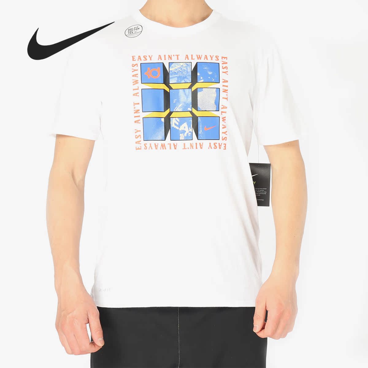 耐克透气圆休闲领短袖t恤