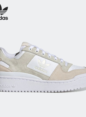 Adidas/阿迪达斯正品三叶草FORUM女子低帮厚底休闲板鞋GY8198
